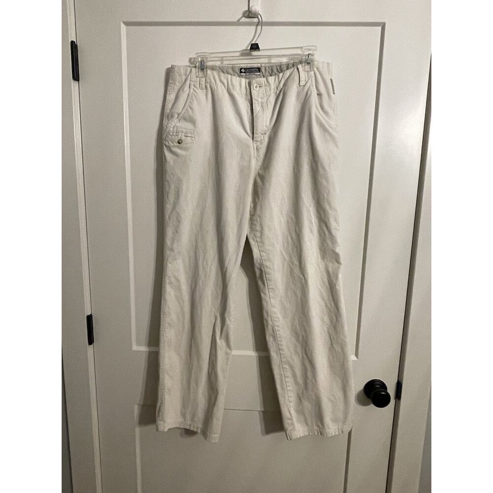 Columbia Cream Wide Leg Pants